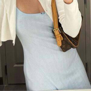 Frankie’s bikinis x Gigi HADID gwyneth pointelle mini dress